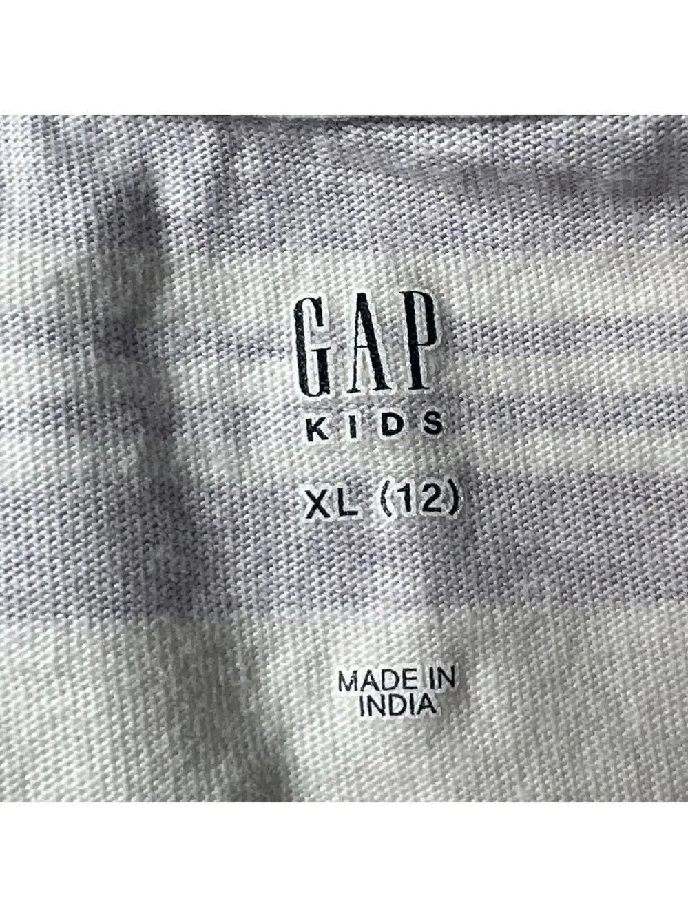Gap Girl’s Slub Jersey Dress Violet Tulip Stripe Size XL (12)